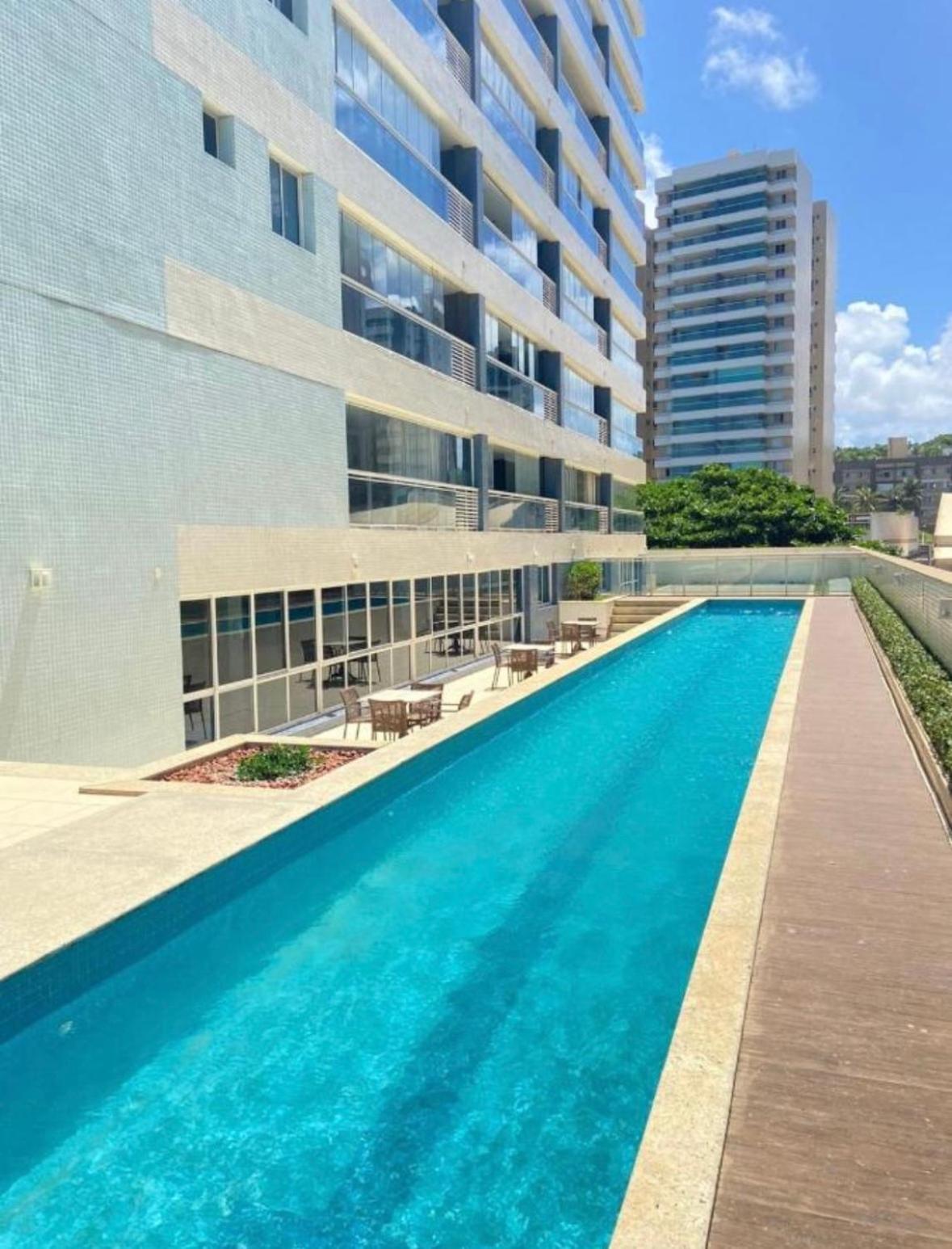 Apto Completo Beira Mar Salvador Esterno foto